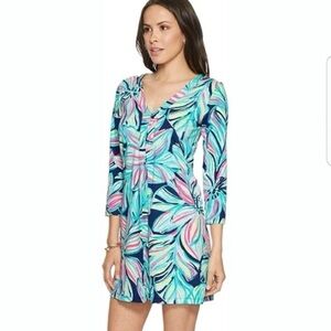 Lilly Pulitzer‎ Amina High Tide Dancing Lady Dress - Size XS